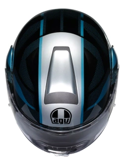 Kask szczękowy AGV Streetmodular Ledro czarno-niebieski matowy