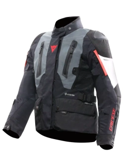 Kurtka motocyklowa tekstylna Dainese Carve Master 4 Gore-Tex szaro-czarna