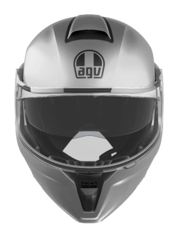 Kask szczękowy AGV Streetmodular Mono srebrny matowy