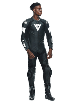 Kombinezon motocyklowy jednoczęściowy Dainese Tosa czarno-biały