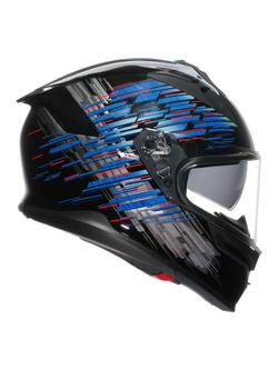 Kask integralny AGV K7 Genisys czarno-niebiesko-szary matowy