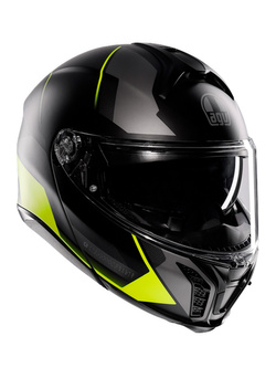 Kask szczękowy AGV Tourmodular Perception czarno-fluo matowy