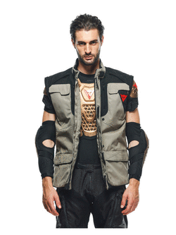 Kurtka motocyklowa tekstylna Dainese Alligator Air Tex szaro-czarno-czerwona