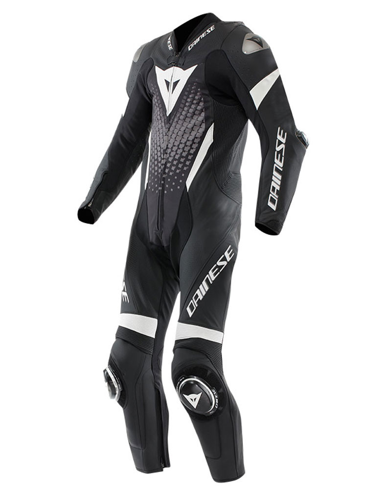 Kombinezon motocyklowy jednoczęściowy Dainese Laguna Seca 6 czarno-biały