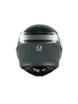 Kask szczękowy AGV Streetmodular Levico szaro-srebrny