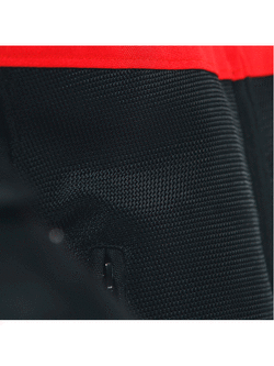 Kurtka motocyklowa tekstylna Dainese Elettrica Air Tex czarno-czerwona