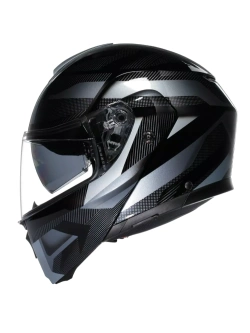 Kask szczękowy AGV Streetmodular Ledro czarno-szary matowy