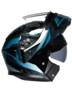 Kask szczękowy AGV Streetmodular Ledro czarno-niebieski matowy