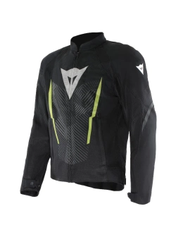 Kurtka motocyklowa tekstylna Dainese Herosphere Air Tex czarno-biało-żółta