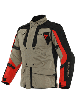 Kurtka motocyklowa tekstylna Dainese Alligator Air Tex szaro-czarno-czerwona