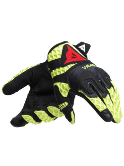 Rękawice motocyklowe Dainese VR46 Talent czarno-żółto-czerwone