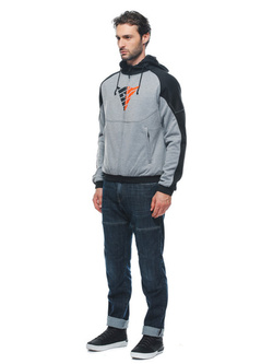 Bluza motocyklowa Dainese Daemon-X Safety szaro-czarno-czerwona