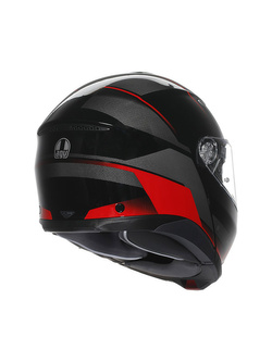 Kask szczękowy AGV Tourmodular Perception czarno-czerwony
