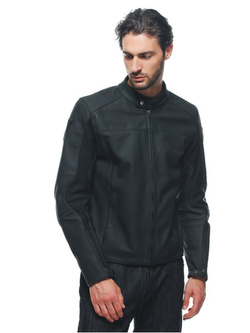 Kurtka motocyklowa skórzana Dainese Razon 2 Perforowana czarna