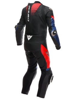 Kombinezon motocyklowy jednoczęściowy Dainese Laguna Seca 6 czarno-niebiesko-czerwony