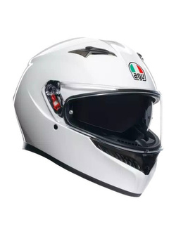 Kask integralny AGV K3 Mono biały