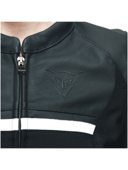 Kurtka motocyklowa damska skórzana Dainese Rapida czarno-biała