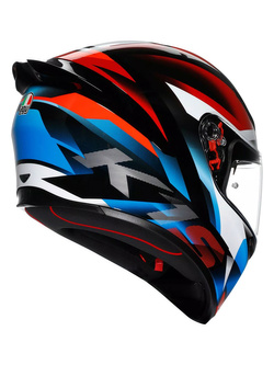 Kask integralny AGV K1 S Fastlap czarno-czerwono-niebieski