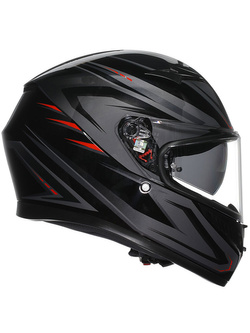 Kask integralny AGV K3 Syth czarno-czerwony