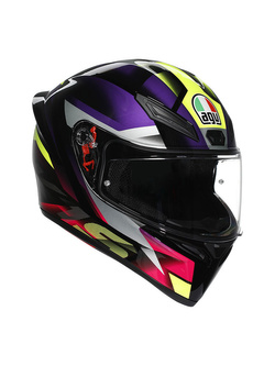 Kask integralny AGV K1 S E2206 Fastlap czarno-fioletowo-różowy