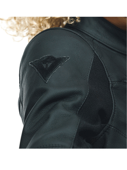 Kurtka motocyklowa damska skórzana Dainese Razon 2 czarna