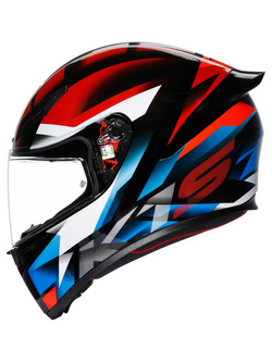 Kask integralny AGV K1 S Fastlap czarno-czerwono-niebieski