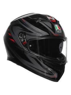 Kask integralny AGV K3 Syth czarno-czerwony