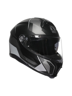 Kask szczękowy AGV Tourmodular Perception czarno-srebrny matowy