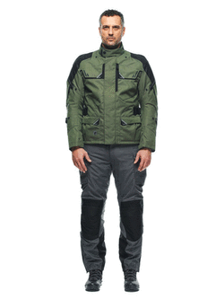 Kurtka motocyklowa tekstylna Dainese Ladakh 3L D-Dry zielono-czarna