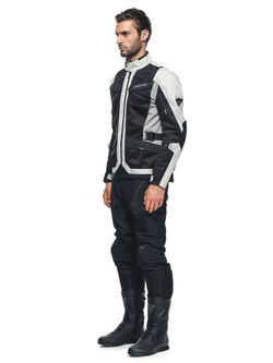 Kurtka motocyklowa tekstylna Dainese Desert Tex szaro-czarna