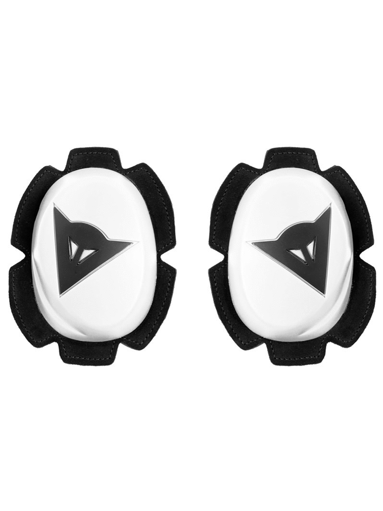 Slidery na kolana Dainese Pista biało-czarne