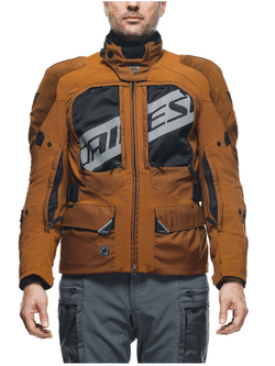 Kurtka motocyklowa tekstylna Dainese Springbok 3L AbsoluteShell brązowo-czarna