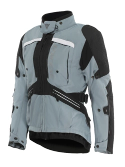 Kurtka motocyklowa damska tekstylna Dainese Gullfoss D-Dry szaro-czarna
