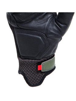 Rękawice motocyklowe Dainese Karakum Ergo-Tek czarno-zielone