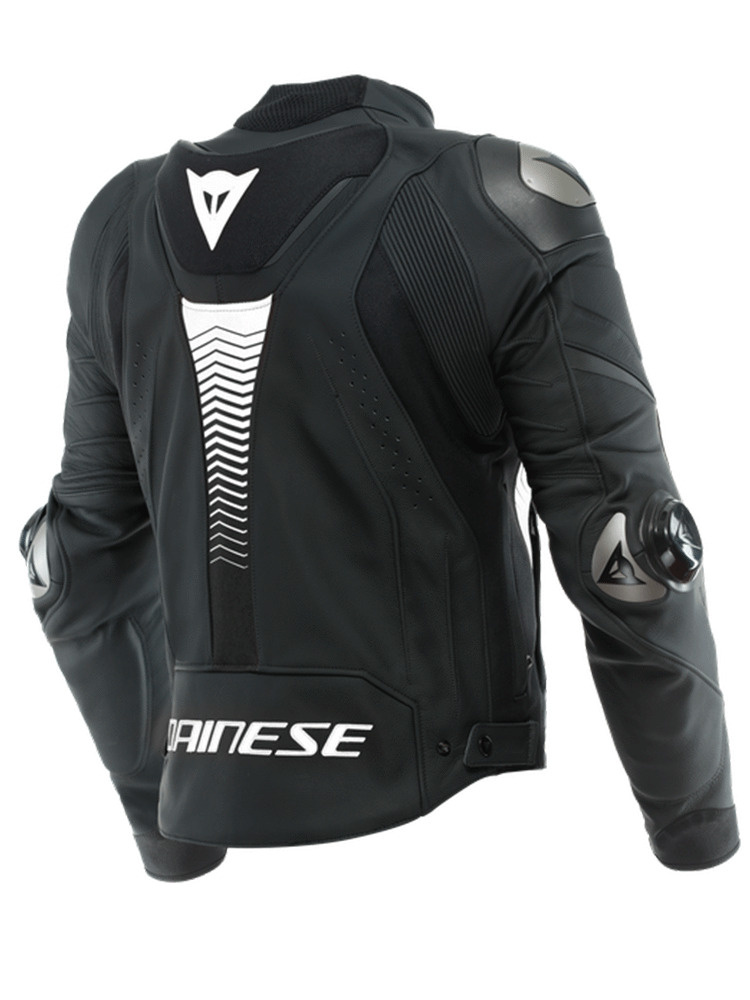 Kurtka motocyklowa skórzana Dainese Super Speed 4 czarno-biała