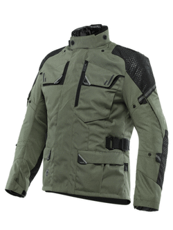 Kurtka motocyklowa tekstylna Dainese Ladakh 3L D-Dry zielono-czarna