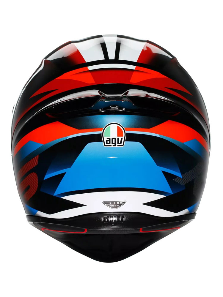 Kask integralny AGV K1 S Fastlap czarno-czerwono-niebieski