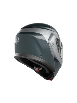 Kask szczękowy AGV Streetmodular Levico szaro-srebrny