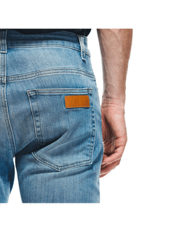 Jeansy motocyklowe Dainese Denim Stone Slim Tex niebieskie