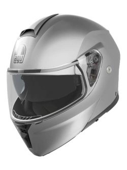 Kask szczękowy AGV Streetmodular Mono srebrny matowy