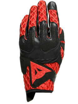 Tekstylne rękawice motocyklowe Dainese Air-Maze Unisex czarno-czerwone