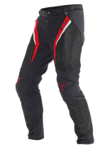 Spodnie motocyklowe tekstylne Dainese Drake Super Air Tex czarno-czerwone