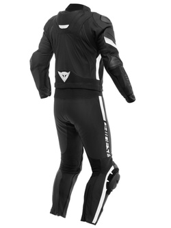 Kombinezon motocyklowy dwuczęściowy Dainese AVRO 4 czarno-biały [rozmiary niestandardowe]