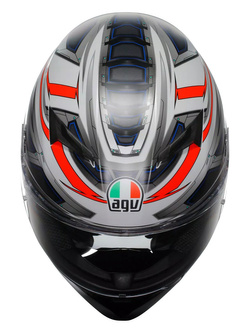 Kask integralny AGV K3 Space biało-czerwony