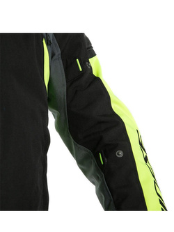 Motocyklowa kurtka tekstylna Dainese Speed Master D-Dry czarno-szaro-fluo żółta
