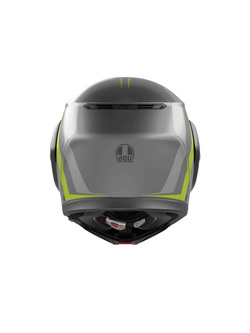 Kask szczękowy AGV Streetmodular Resia szaro-czarno-żółty matowy