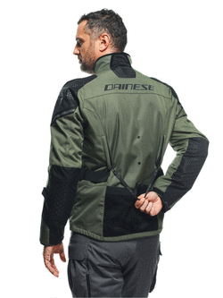 Kurtka motocyklowa tekstylna Dainese Ladakh 3L D-Dry zielono-czarna