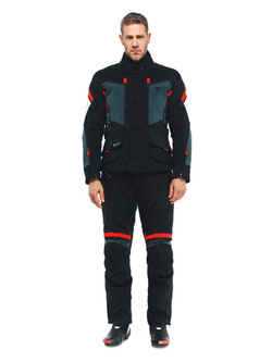 Kurtka motocyklowa tekstylna Dainese Carve Master 3 Gore-Tex czarno-szaro-czerwona