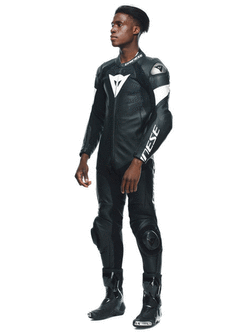 Kombinezon motocyklowy jednoczęściowy Dainese Tosa czarno-biały