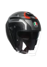 Kask otwarty AGV Irides Zurigo czarno-szary matowy